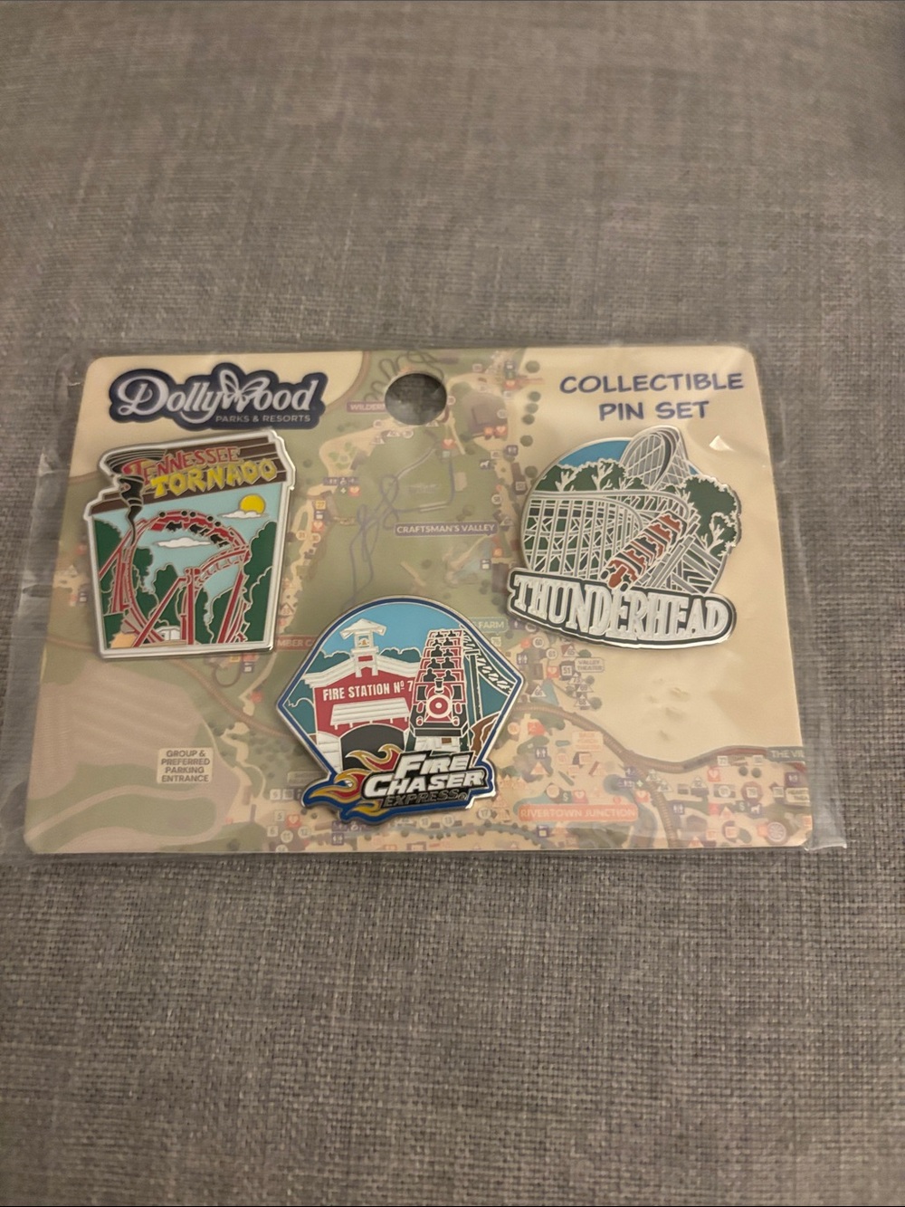 Dollywood Kids Collectible Pin Set - Multi-Color